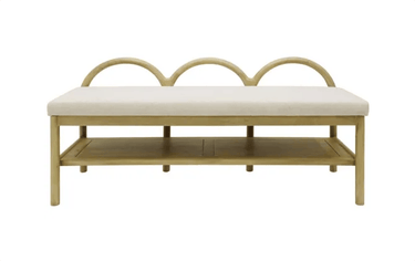 Lloyd Bench Seat with Shelf at Online8 Furniture Auckland NZ