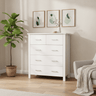 Loft 5 Drawer Tallboy White at Online8 Furniture Auckland NZ