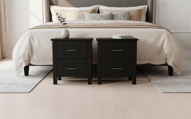 Loft Bedroom Suite - 6 Piece - Black at Online8 Furniture Auckland NZ