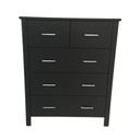 Loft Bedroom Suite - 6 Piece - Black at Online8 Furniture Auckland NZ