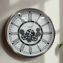 London Gear Wall Clock - White at Online8 Furniture Auckland NZ