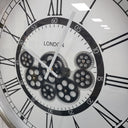 London Gear Wall Clock - White at Online8 Furniture Auckland NZ