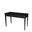 Long Island Desk with 3 Drawers - Black at Online8 Furniture Auckland NZ