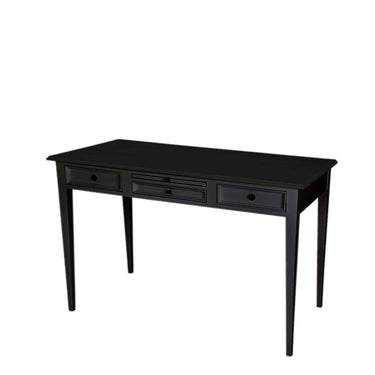 Long Island Desk with 3 Drawers - Black at Online8 Furniture Auckland NZ
