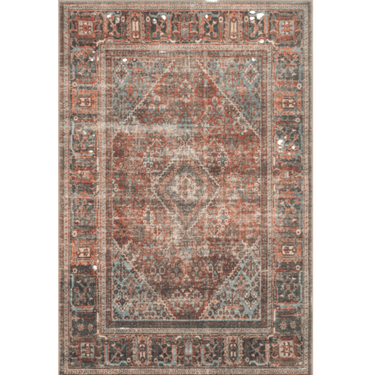 Loren Rug - Brick/Midnight at Online8 Furniture Auckland NZ