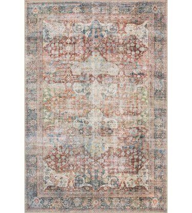 Loren Rug Brick/Multi | 107x167 at Online8 Furniture Auckland NZ