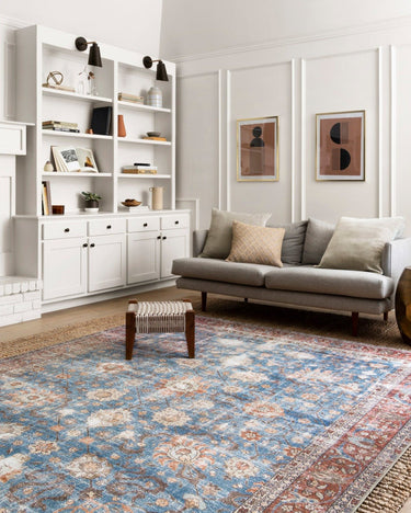 Loren Runner - Blue Brick at Online8 Furniture Auckland NZ