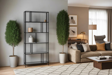 Lorenzo Metal Book Shelf at Online8 Furniture Auckland NZ