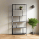 Lorenzo Metal Book Shelf at Online8 Furniture Auckland NZ
