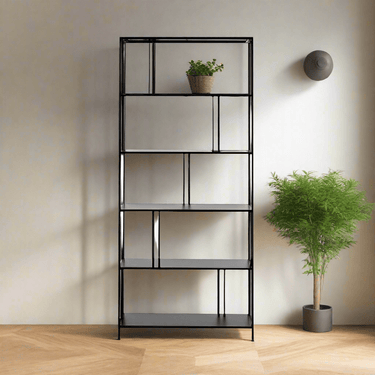Lorenzo Metal Book Shelf at Online8 Furniture Auckland NZ
