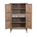 Lotus & Jade Tall 2 Door Cabinet - Poplar at Online8 Furniture Auckland NZ