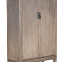 Lotus & Jade Tall 2 Door Cabinet - Poplar at Online8 Furniture Auckland NZ