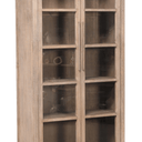 Lotus & Jade Tall 2 Door Display Cabinet - Reclaimed Pine at Online8 Furniture Auckland NZ
