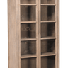 Lotus & Jade Tall 2 Door Display Cabinet - Reclaimed Pine at Online8 Furniture Auckland NZ