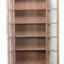 Lotus & Jade Tall 2 Door Display Cabinet - Reclaimed Pine at Online8 Furniture Auckland NZ