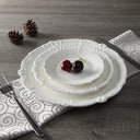 Louis Crown Ceramic Dinner Plate - 30cm at Online8 Furniture Auckland NZ