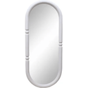 Lourve Wooden Mirror - Matt White at Online8 Furniture Auckland NZ