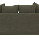 Lucca 2 Seater Slip Cover Sofa - Olive at Online8 Furniture Auckland NZ