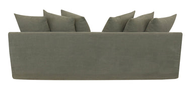 Lucca 3 Seater Slip Cover Sofa - Olive at Online8 Furniture Auckland NZ