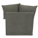 Lucca Modular Slip Cover Lounge Suite - Olive at Online8 Furniture Auckland NZ