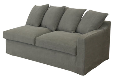 Lucca Modular Slip Cover Lounge Suite - Olive at Online8 Furniture Auckland NZ