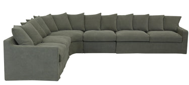 Lucca Right 2 Seater - Olive at Online8 Furniture Auckland NZ