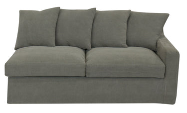 Lucca Right 2 Seater - Olive at Online8 Furniture Auckland NZ