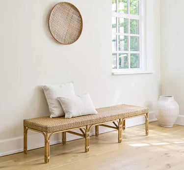 Luis Rattan Bench – Sika Design at Online8 Furniture Auckland NZ