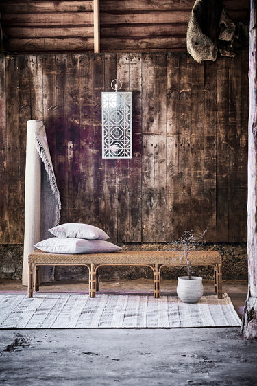 Luis Rattan Bench – Sika Design at Online8 Furniture Auckland NZ