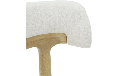 Luna Linen & Washed Ash Dining Chair at Online8 Furniture Auckland NZ