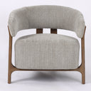 Luna Occasional Chair - Taupe side view at Online8 Furniture Auckland NZ