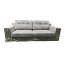 Lusso Slip Cover Sofa - Black Stripe at Online8 Furniture Auckland NZ