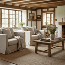 Luxe 1-Seat Slipcover Armchair | Toffee at Online8 Furniture Auckland NZ