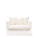 Luxe 1 Seater Slip Cover Only - Cream at Online8 Furniture Auckland NZ