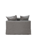 Luxe 1 Seater Slip Cover Only - Grey at Online8 Furniture Auckland NZ