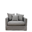 Luxe 1 Seater Slip Cover Only - Grey at Online8 Furniture Auckland NZ