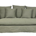 Luxe 2 Seater Slip Cover Sofa - Forest Green at Online8 Furniture Auckland NZ