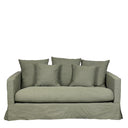 Luxe 2 Seater Slip Cover Sofa - Forest Green at Online8 Furniture Auckland NZ
