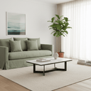 Luxe 2-Seater Slipcover Sofa - Forest Green at Online8 Furniture Auckland NZ