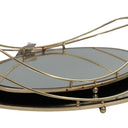 Luxe Decorative Gold Trays Oval Set/2 at Online8 Furniture Auckland NZ