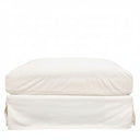 Luxe Ottoman Slip Cover Only - Cream at Online8 Furniture Auckland NZ