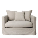 Luxe Slip Cover 1 Seat Slip Cover Sofa - Toffee at Online8 Furniture Auckland NZ