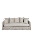 Luxe Slip Cover 3 Seat Slip Cover Sofa - Toffee at Online8 Furniture Auckland NZ