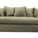 Luxe Slip Cover Sofa 3 Seater - Forest Green at Online8 Furniture Auckland NZ