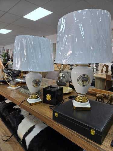 Luxury Table Lamp - White Medusa at Online8 Furniture Auckland NZ
