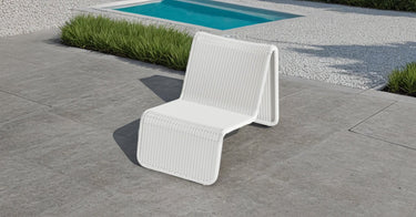 M Relax Outdoor Chair - White at Online8 Furniture Auckland NZ