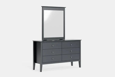 Mabel 6 Drawer Dresser & Mirror at Online8 Furniture Auckland NZ