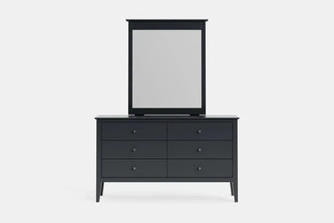 Mabel 6 Drawer Dresser & Mirror at Online8 Furniture Auckland NZ