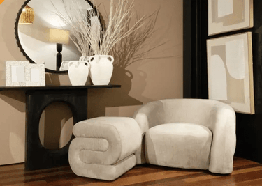 Macey Foot Stool | Ottoman at Online8 Furniture Auckland NZ