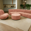 Maddie Casual Boucle Chair - Berry at Online8 Furniture Auckland NZ